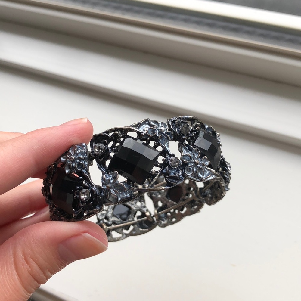 Black Cuff Bracelet